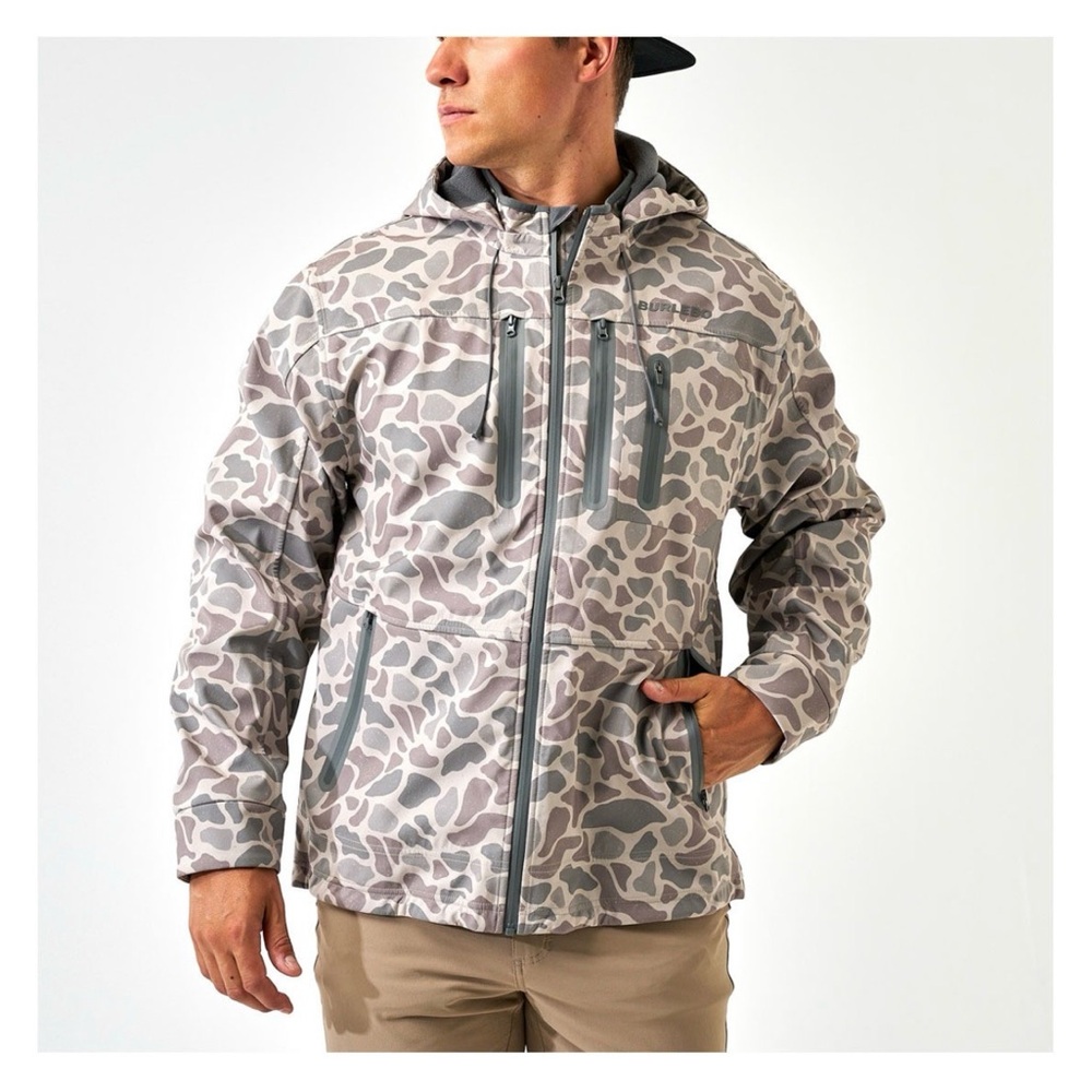 Men’s BURLEBO Challenger Hooded Softshell Jacket